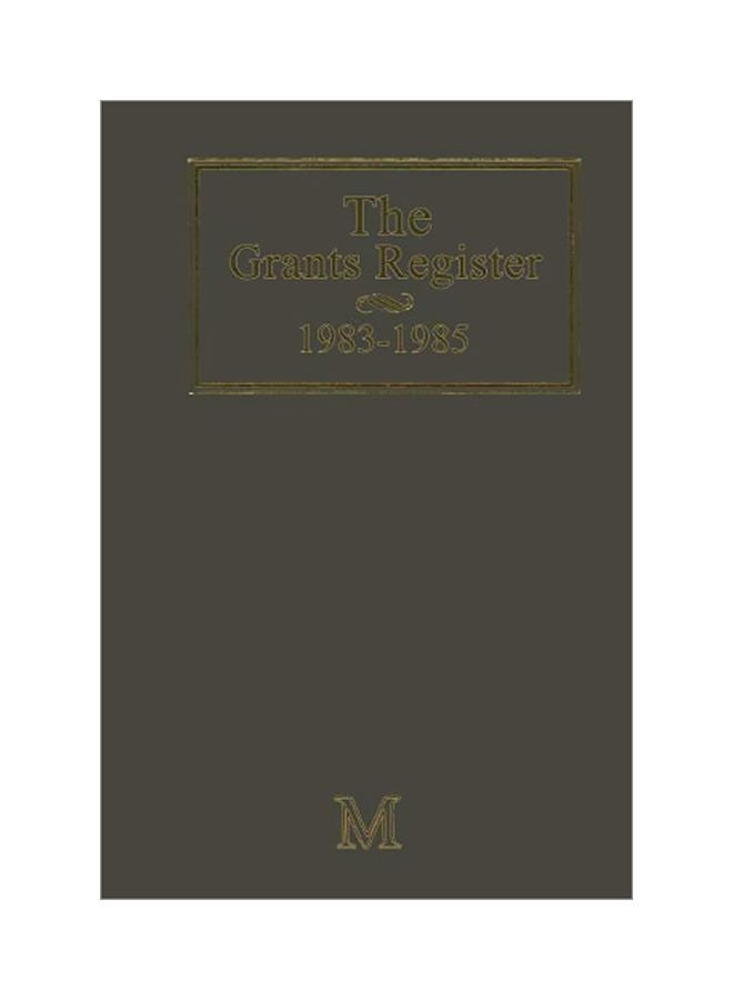 The Grants Register 1983-1985 paperback english - 14 Jan 2014 