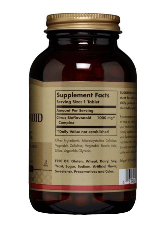 Solgar - Citrus Bioflavonoid Complex - 100 Tablets - Image 1