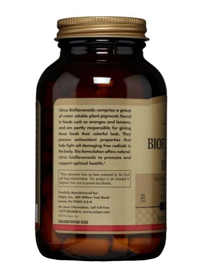 Solgar - Citrus Bioflavonoid Complex - 100 Tablets - Image 1