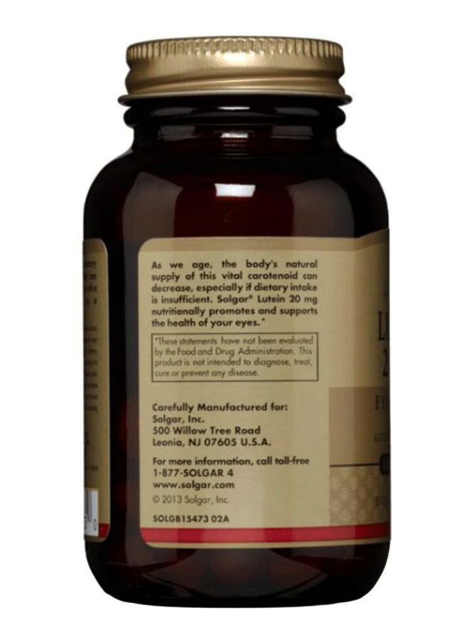 Solgar Lutein - 60 Softgels - Image 3