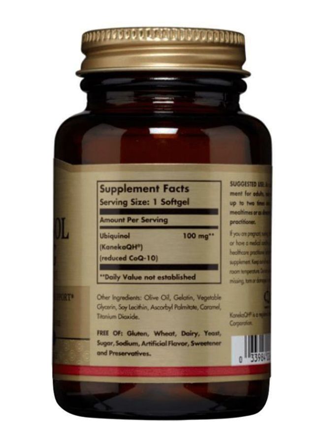 Solgar Ubiquinol - 50 Softgels - Image 2