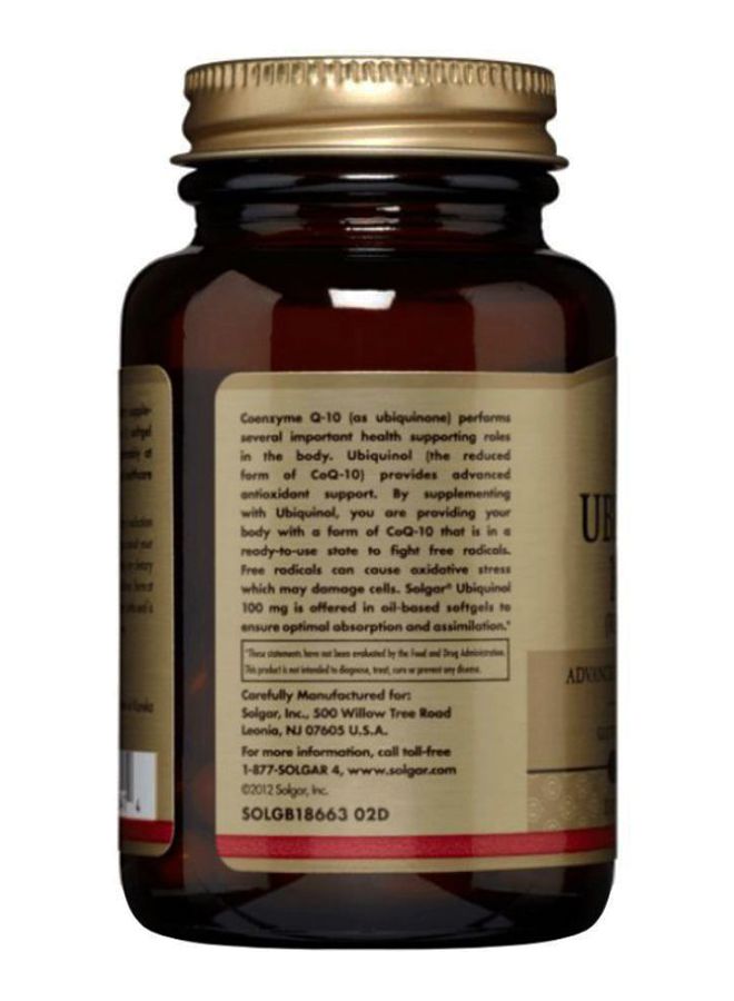 Solgar Ubiquinol - 50 Softgels - Image 3