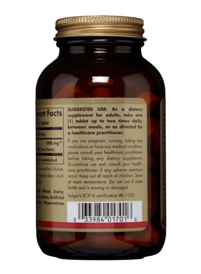 Solgar L-Lysine - 100 Tablets - Image 4