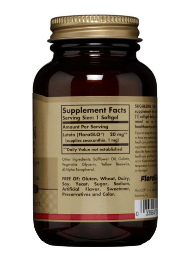 Solgar Lutein - 60 Softgels - Image 2