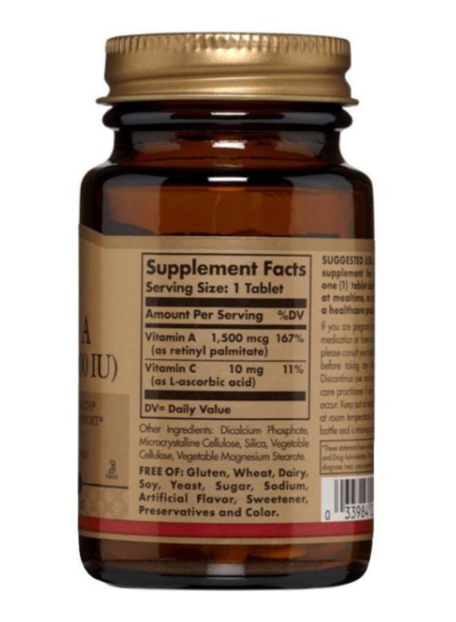 Solgar Dry Vitamin A 5000 IU - 100 Softgels - Image 2