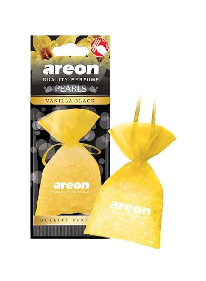 Areon Pearls Car Air Freshener - Vanilla Black - Image 1