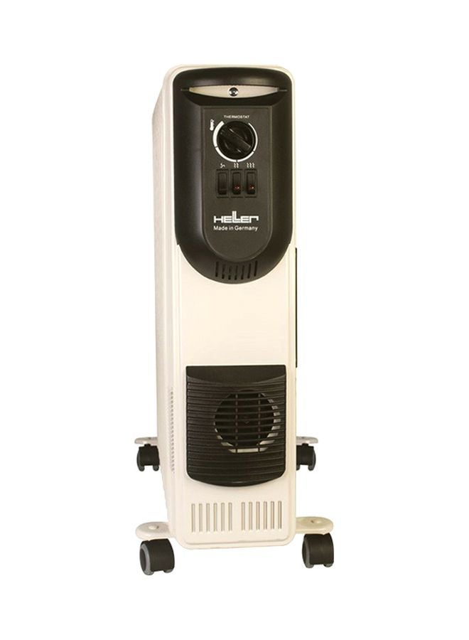 Heller Oil Heater 11 Fins  12 meter, Fan 2000 W MAV 2011 T Black  - Image 1
