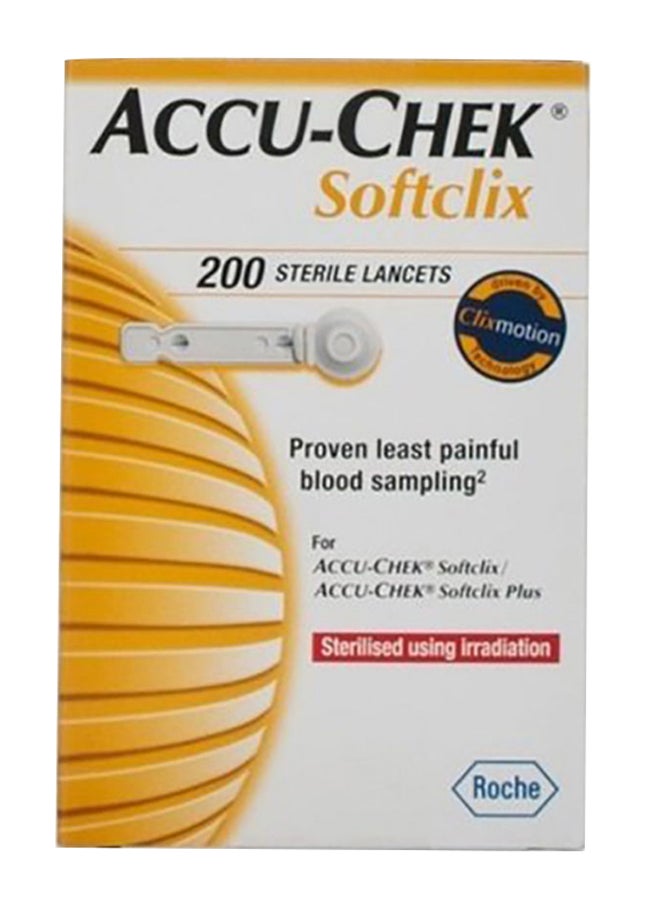 ACCU-CHEK - 200-Piece Softclix Sterile Lancets - Image 1