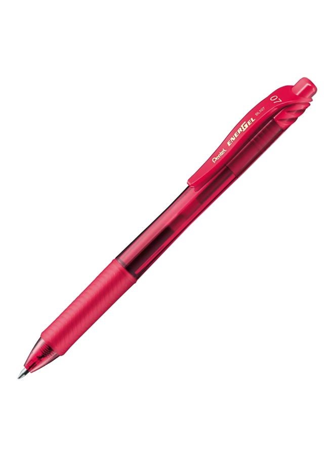 Pentel Energel Retractable Pen Red 