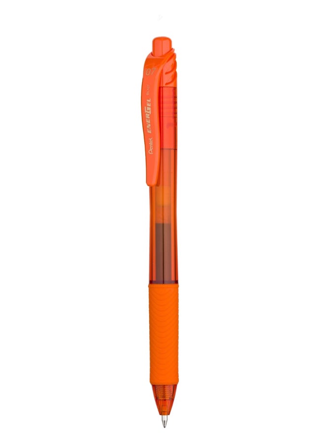 12-Piece EnerGel-X Retractable Gel Ink Pen Set Orange
