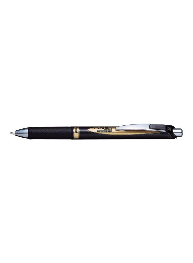 Pentel Energel Retractable Gel-Ink Pen Black 