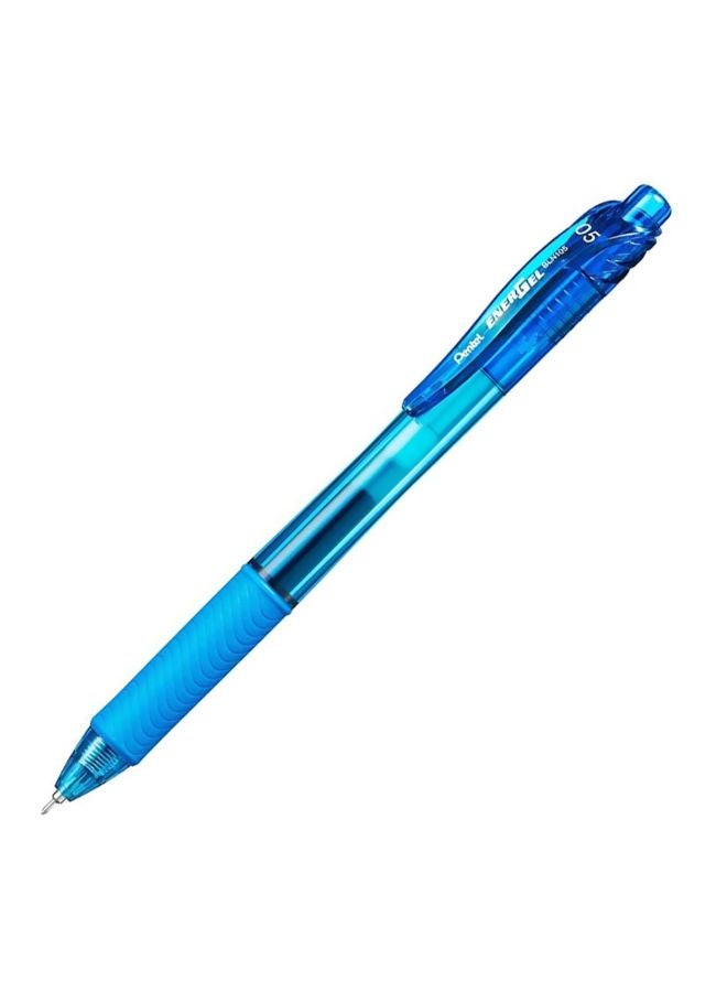 12-Piece Energel Retractable Gel-Ink Pen Set Blue