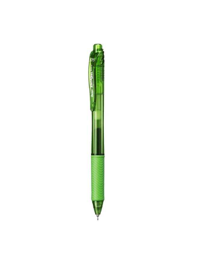 Energel Retractable Gel Pen Green