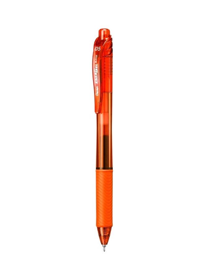 Pentel Energel Retractable Gel Pen Orange 