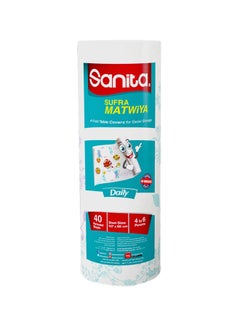 Sanita Sufra Matwiya Table Cover Daily 40 Sheets  - Image 1