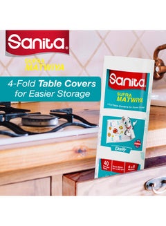 Sanita Sufra Matwiya Table Cover Daily 40 Sheets  - Image 2