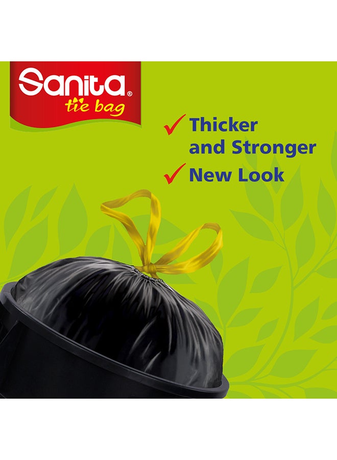 Sanita Biodegradable Tie Bag Black 85x78cm  - Image 2