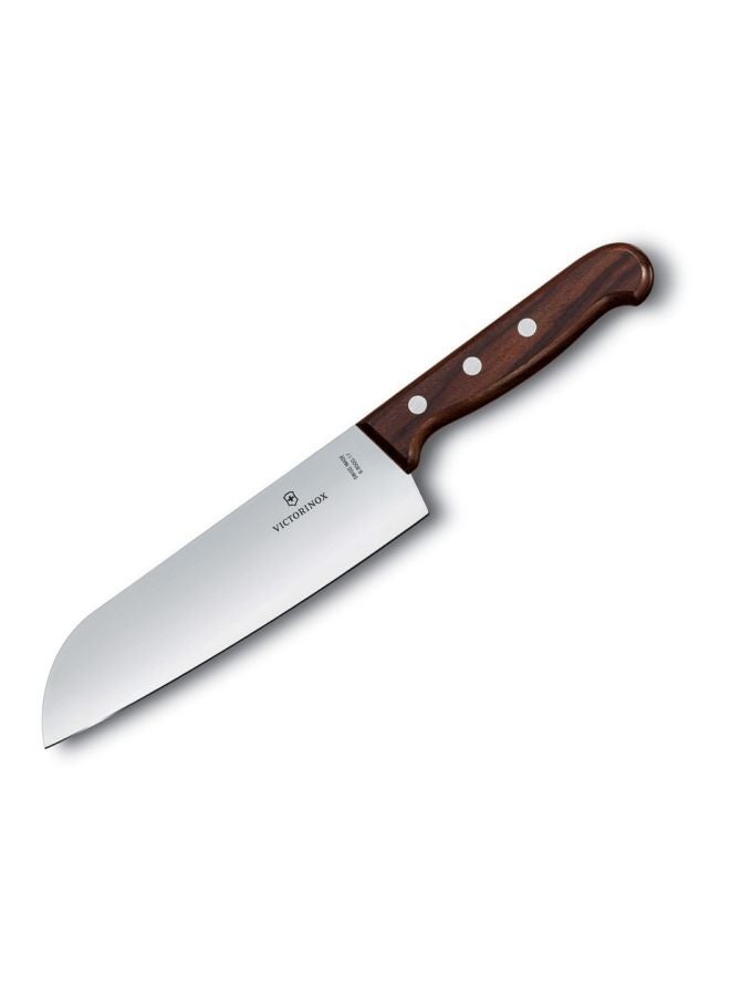 Victorinox Wood Santoku Chef Knife Brown/Silver 25mm  - Image 3