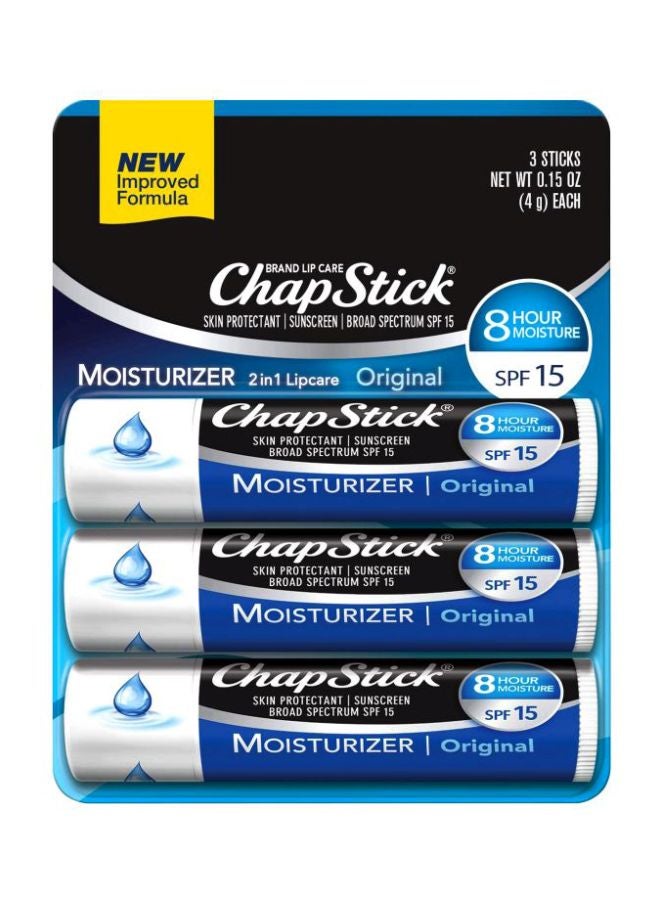 chapstick 3-Piece Lip Moisturizer SPF 15 Set  - Image 1