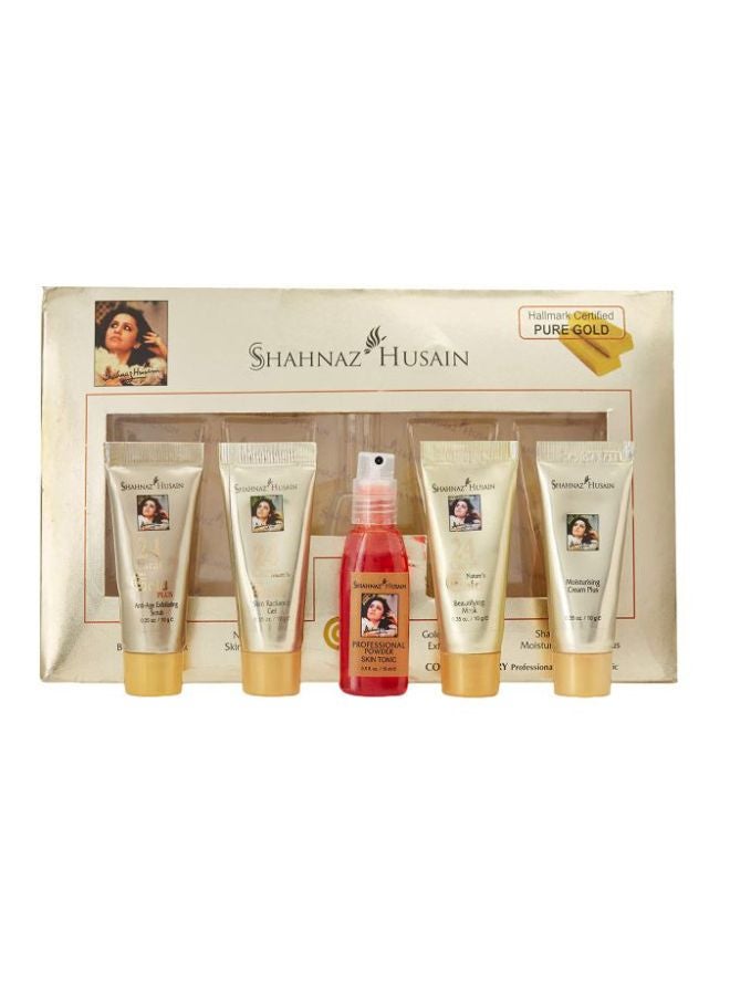 Shahnaz Husain - 5-Piece Gold Facial Kit - Image 1