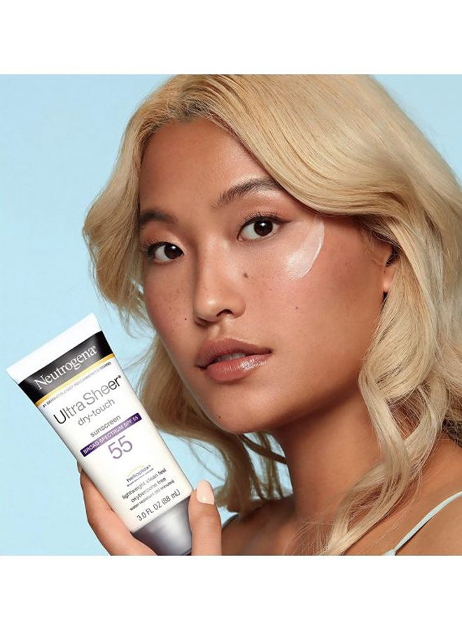 نيوتروجينا - واقي الشمس ألترا شير دراي تاتش بعامل حماية من أشعة الشمس SPF55 3fluid_ounce - Image 1