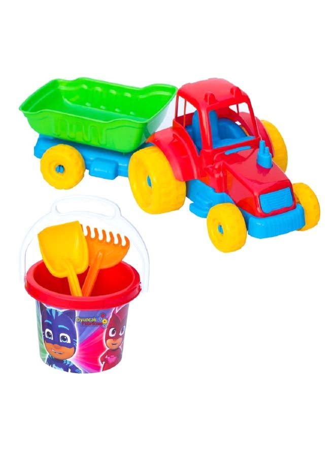 dede 4-Piece PJ Masks Tractor Beach Set  - Image 1