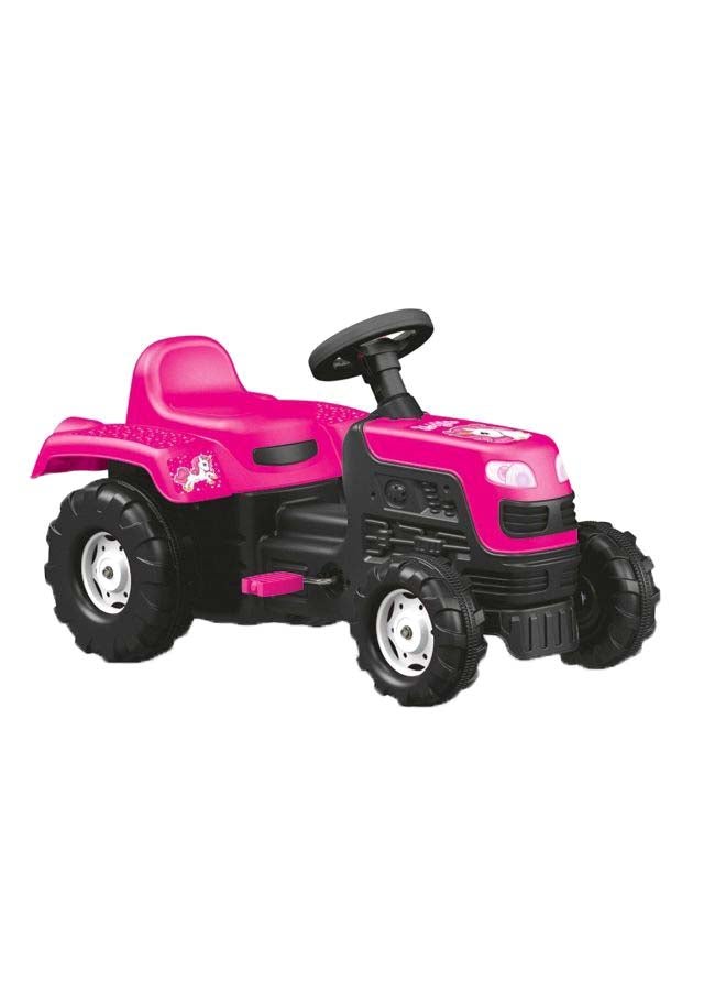 Dolu 4-Wheel Unicorn Pedal Tractor Ride On Toy - Image 1