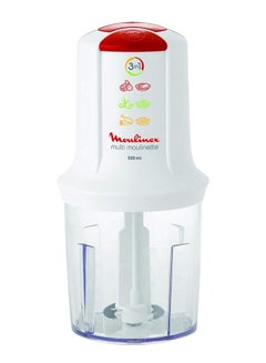 Moulinex Multi Moulinette Chopper With Molokhia Blade, 500 W AT7191EG White  - Image 2