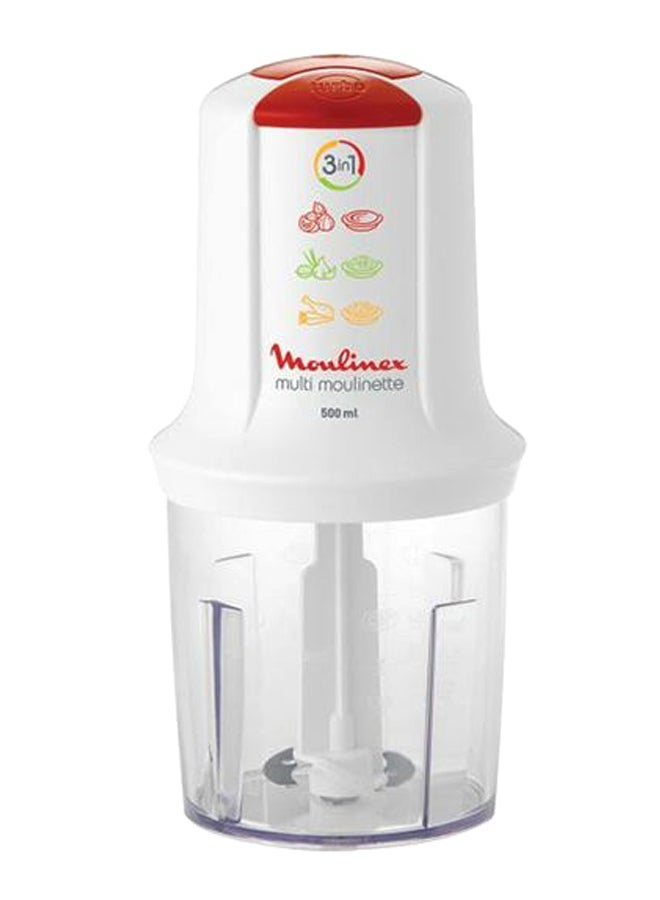 Moulinex Multi Moulinette Chopper, Chopper, 500 ml 500 W AT7151EG White  - Image 1