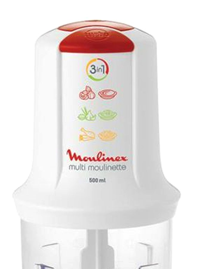 Moulinex Multi Moulinette Chopper, Chopper, 500 ml 500 W AT7151EG White  - Image 3