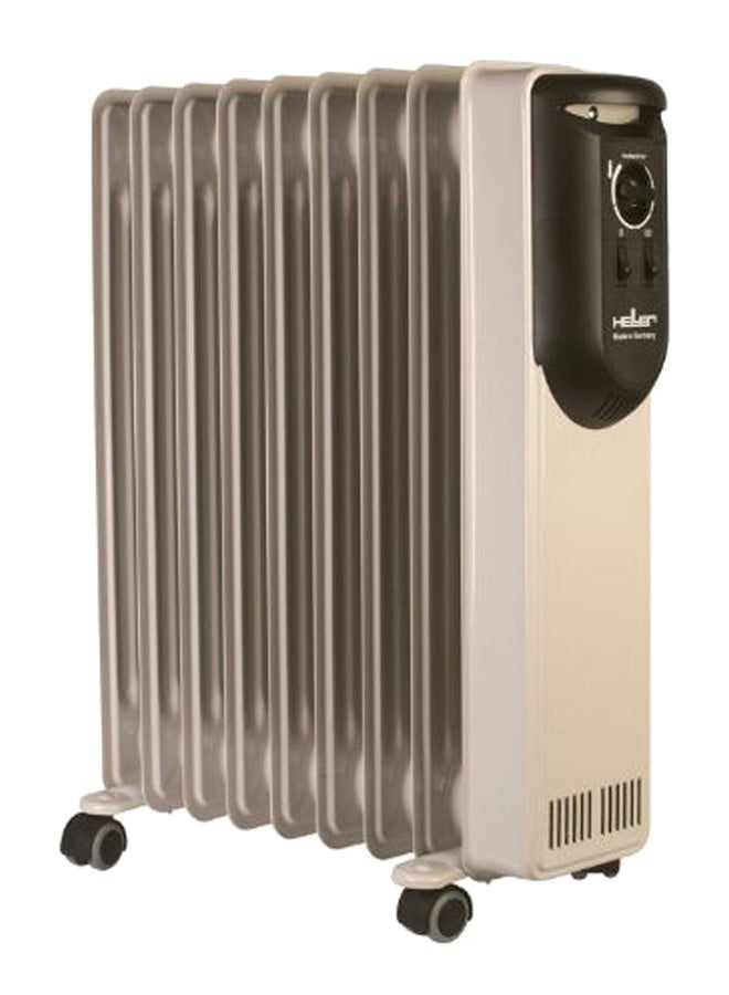 Heller 9-Fins Oil Filled Room Heater 2000.0 W MAV-2009 Beige/Black  - Image 3