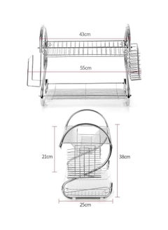 NuSense Multifunctional Bowl Storage Rack silver 55cm  - Image 2