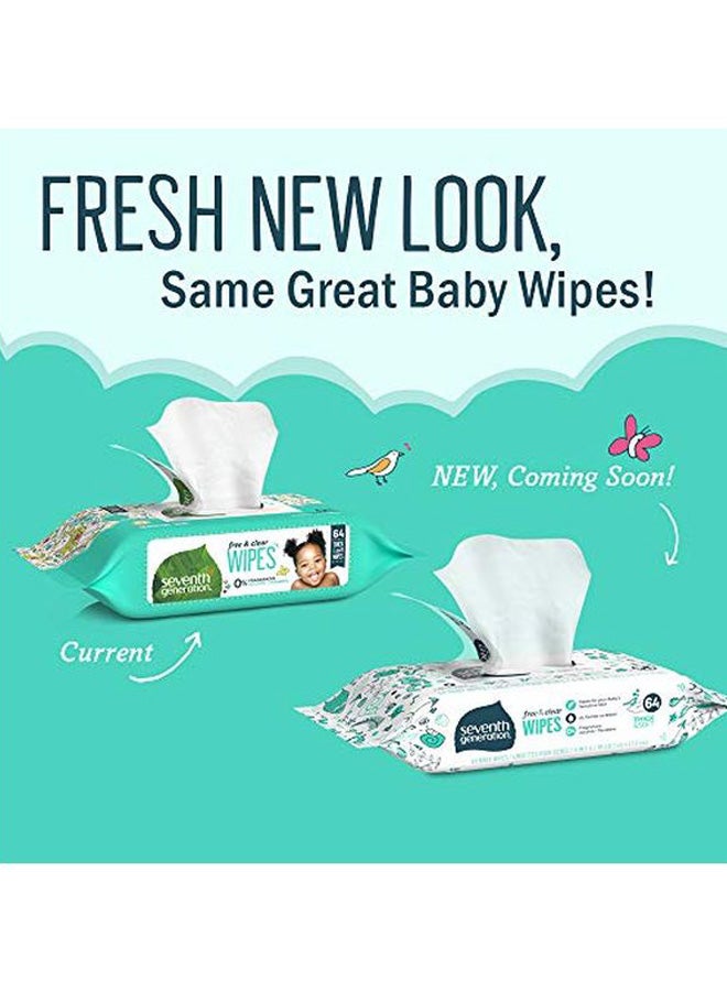 Seventh Generation Baby Wipes Value Box 12 Packs x 64 Wipes, 768 Count - Image 3