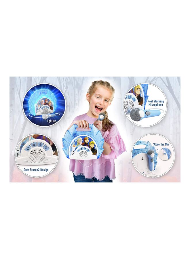 آي هوم مشغل كاريوكي متنقل مستوحى من فيلم "Frozen 2" طراز IH-KD-FR-115 25.5x5.9x25.6سم  - Image 2