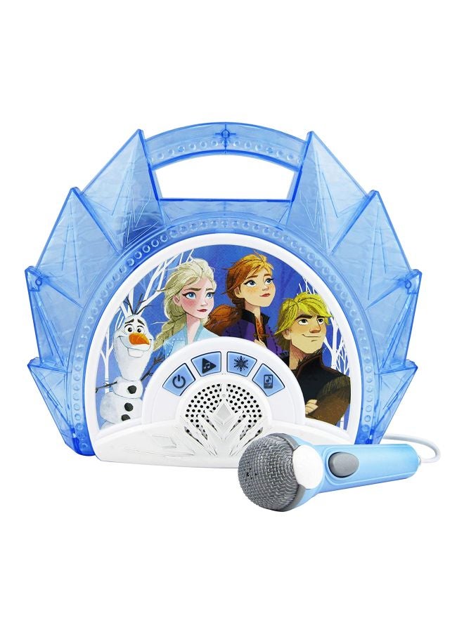 آي هوم مشغل كاريوكي متنقل مستوحى من فيلم "Frozen 2" طراز IH-KD-FR-115 25.5x5.9x25.6سم  - Image 1