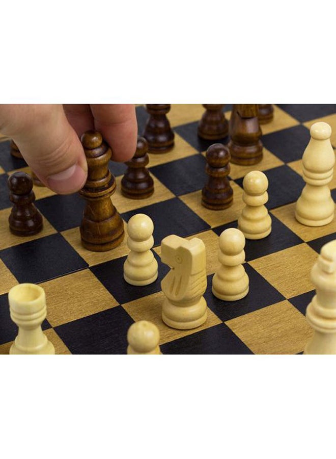 Professor Puzzle Classic Wooden Chess Board Game - Image 4