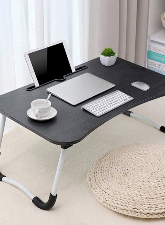 MODERN HOME - Folding Lazy Desk Black/White - Image 1