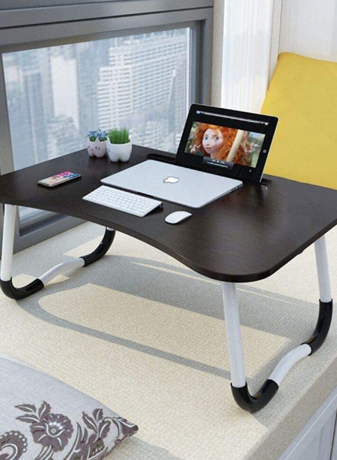 MODERN HOME - Folding Lazy Desk Black/White - Image 1