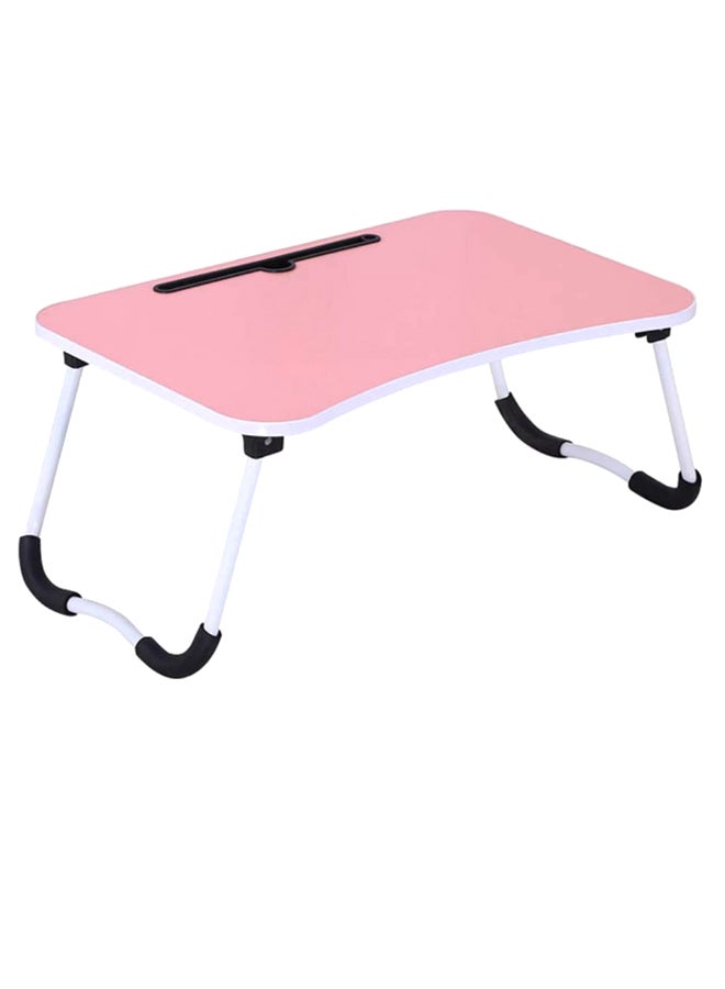 طاولة مكتب قابلة للطي تستخدم في وضعية الاستلقاء وردي/ أسود/ أبيض - Image 1