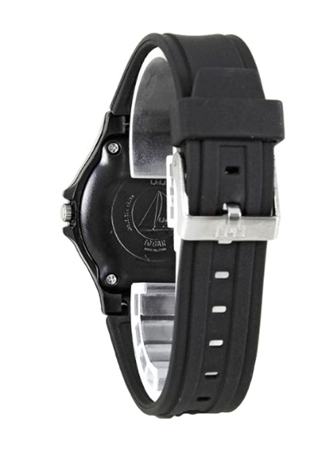 Q&Q men Water Resistant PU Analog Watch VP58J003Y - 40 mm - Black - Image 2