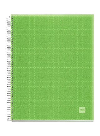 A4 1 Subject Design Notebook,Ruled,100 sheets Apple Green - v1595089133/N39369006A_1
