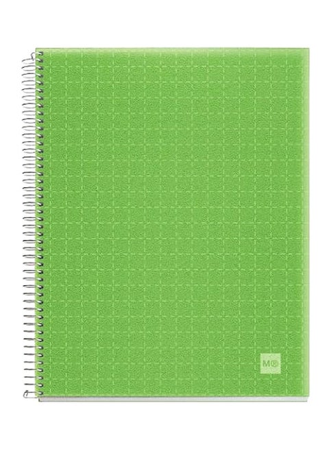 A4 1 Subject Design Notebook,Ruled,100 sheets Apple Green