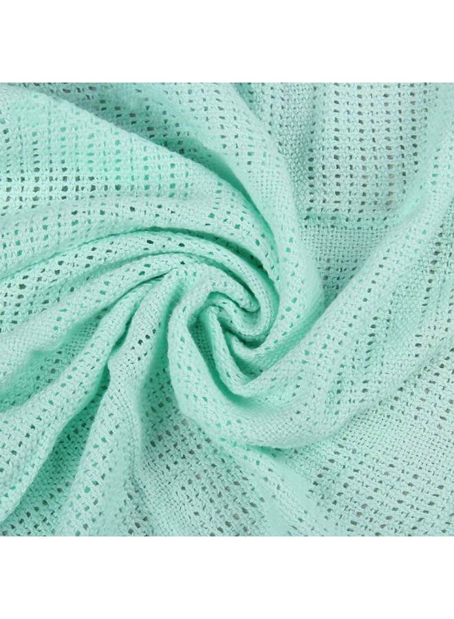 انسولار بطانية من القطن بتصميم مفرغ - Image 2