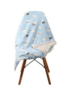 insular Bear Printed Baby Dotted Blanket  - Image 2