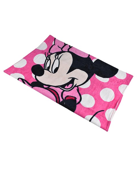 Minnie Mouse Printed Bath Towel Multicolour 70 x 150cm