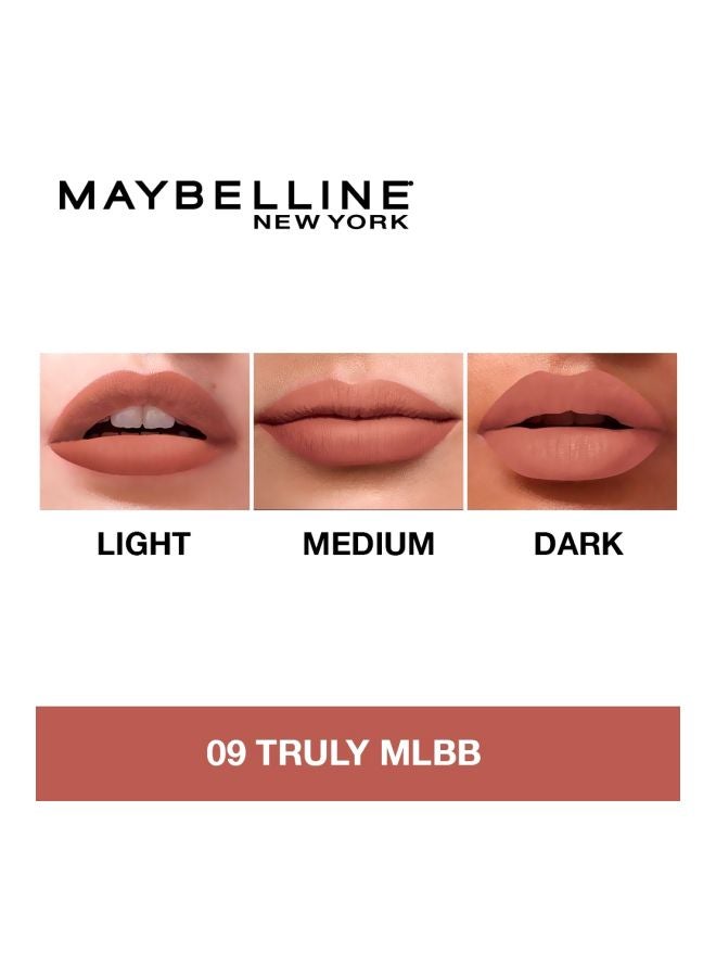 MAYBELLINE NEW YORK - Sensational Liquid Matte Lipstick 09 Truly Mlbb - Image 1