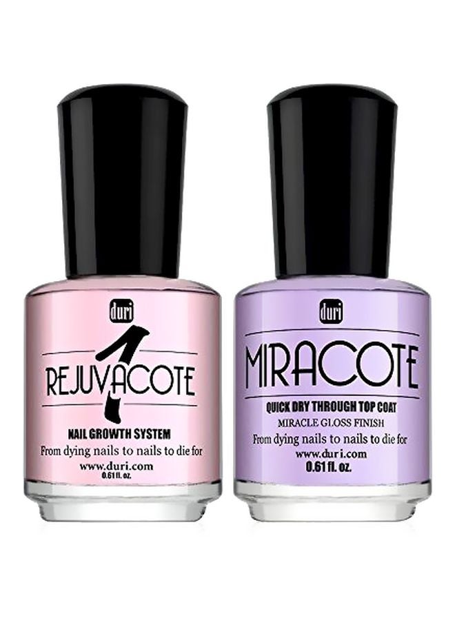 Pack Of 2 Rejuvacote And Miracote Nail Growth Set Clear - v1595094496/N39353990A_1