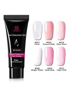 MAKARTT Poly Nail Extension Gel Kit Multicolour  - Image 4