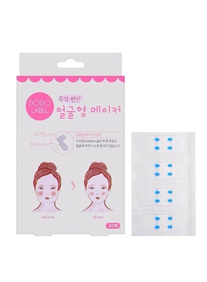 40-Piece Face Sticker - Image 1