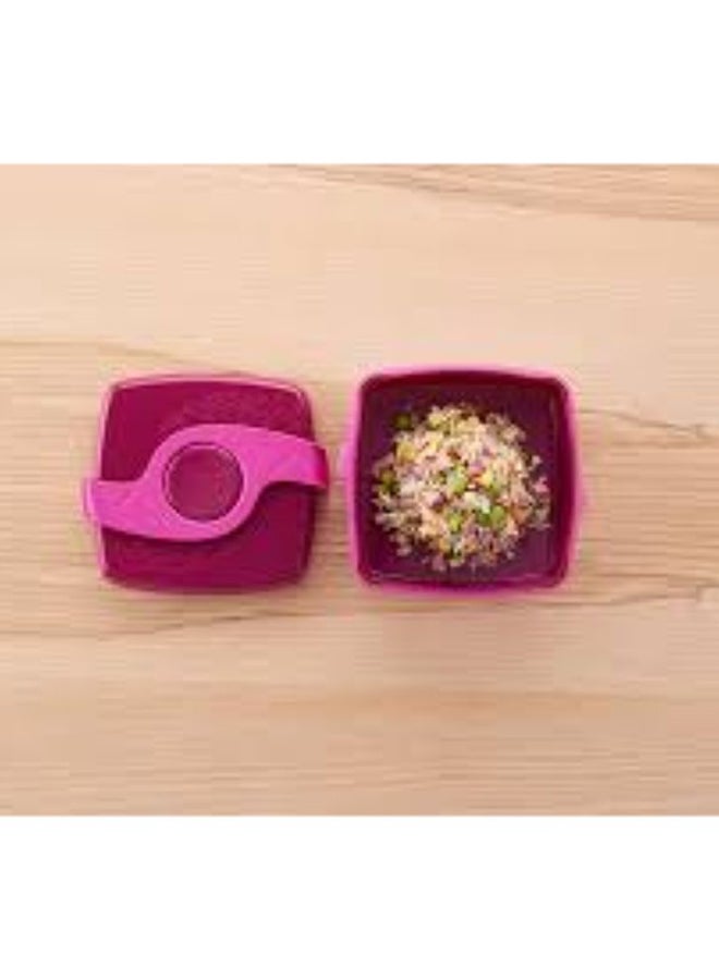 Maped 2-In-1 Picnic Origins Lunch Box Pink/Clear 15.3 x 17centimeter - Image 3